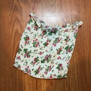 Kendall and Kylie floral tube top